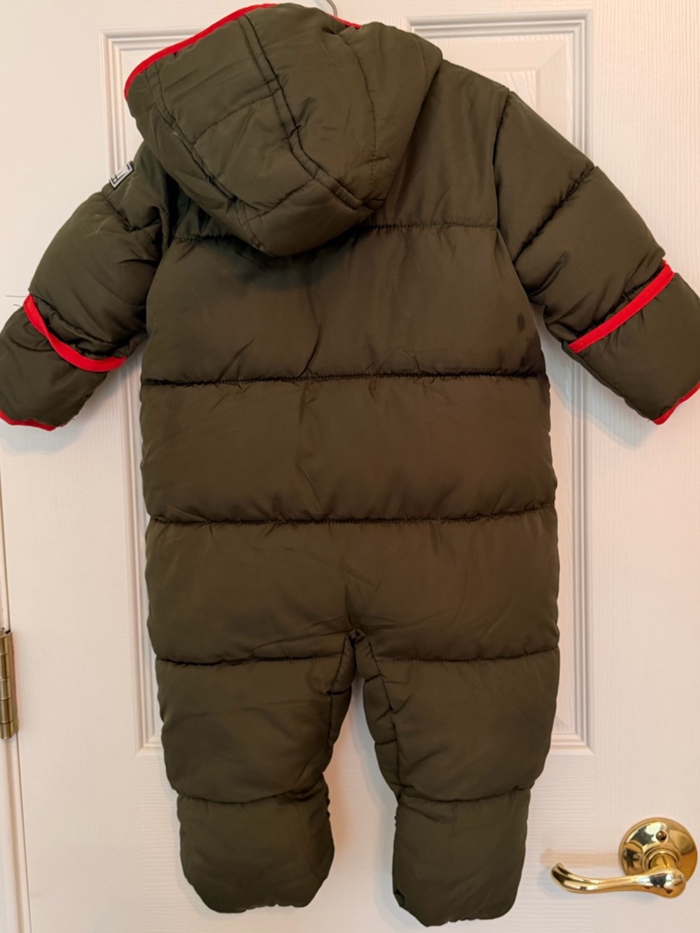 DKNY kids Olive Infant Hooded Snowsuit. - Picture 2 of 6